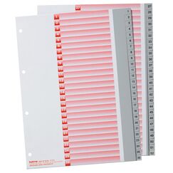 Kolma KolmaFlex Numerischer Registerindex Grau