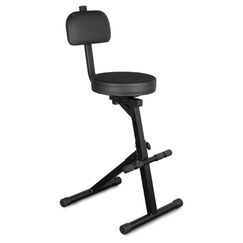 Vonyx GST15 Musikerhocker Schwarz Gepolsterter Sitz