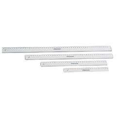 Soennecken 1821 Lineal Schreibtisch-Lineal 300 mm Polystyrene Transparent 1 Stück(e)