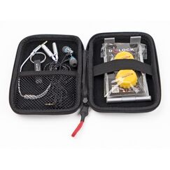 DeLOCK Travel Kit I Sound Edition - Audiosplitter / Kopfhörer / Halterung