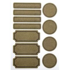 Artoz Sticker Etiketten Dekorativer Aufkleber Gold