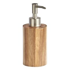 Zeller Present 18685 Seifenspender 0,15 l Holz, Edelstahl