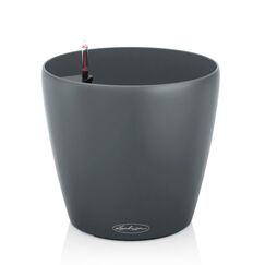 LECHUZA CLASSICO Drinnen Topfpflanzer Freistehend Recycelbarer Kunststoff Grau