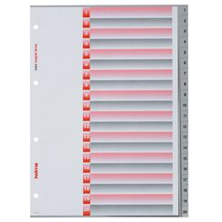 Kolma LongLife Numerischer Registerindex Grau