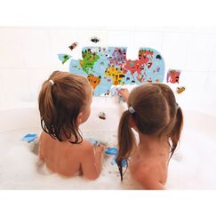 JANOD Bath Explorers Map Badpuzzle Mehrfarbig