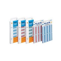 HERMA Name labels artificial silk 54x19 white/blue 16 pcs. selbstklebendes Etikett