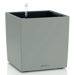 LECHUZA CUBE Drinnen/Draußen Dosen-Pflanzer Freistehend Grau