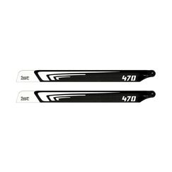 1ST CHOICE 1st 470mm Carbon FBL Hauptrotorblätter 10mm / 3mm / 70g