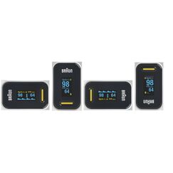 Braun YK-81CEU Pulsoximeter Schwarz, Edelstahl