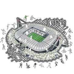 Iconic Puzzles Juventus FC Allianz Stadium Formpuzzle 150 Stück(e) Sport
