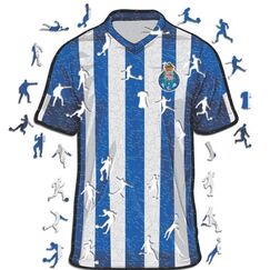 Iconic Puzzles FC Porto - Jersey Formpuzzle 270 Stück(e) Sport