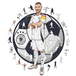 Iconic Puzzles Joshua Kimmich Formpuzzle 270 Stück(e) Sport