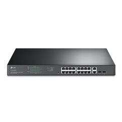 TP-Link TL-SG1218MPE Netzwerk-Switch Managed L2 Gigabit Ethernet (10/100/1000) Power over Ethernet (PoE) 1U Schwarz