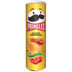 Pringles Classic Paprika 185 g Kartoffelchips Chili, Zwiebel, Paprika