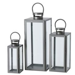 Boltze Arana Laterne Kerze Schwarz, Transparent