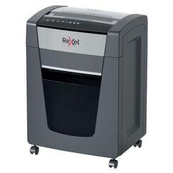 Rexel Momentum P420+ Aktenvernichter Kreuzschreddern 55 dB 23 cm Schwarz, Silber
