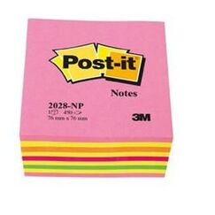 Post-It 2028-NP Klebezettel Quadratisch Orange, Pink, Violett, Gelb 450 Blätter Selbstklebend