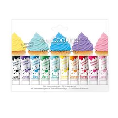 ScrapCooking 203084 Lebensmittelfarbe 200 g Gel Mehrfarbig Künstliche Lebensmittelfarbstoffe