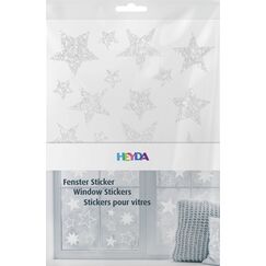 HEYDA 203584471 Dekorativer Aufkleber Papier Weiß Entfernbar