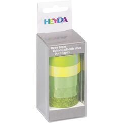HEYDA Effect Mix Basic Dekorative Bänder 5 m Grün