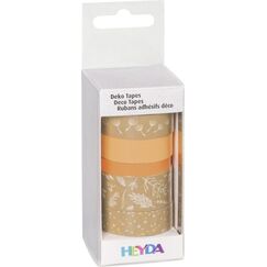 HEYDA Natural Leave Dekorative Bänder 5 m Mehrfarbig