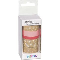 HEYDA Natural Leaves Dekorative Bänder 5 m Mehrfarbig