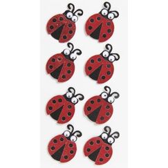 HEYDA 203780687 Dekorativer Aufkleber Karton Schwarz, Rot, Weiß 8 Stück(e)