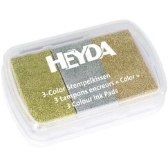 HEYDA 204888466 Stempelkissen Mehrfarbig 3 Stück(e)