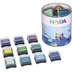 HEYDA StempelkissenSet Aqua 10St sort