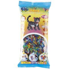 Hama Beads Spielzeug Rohrförmige Perle Mehrfarbig 6000 Stück(e)