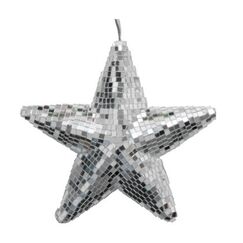 Boltze 2051922 Christbaumschmuck Weihnachtlicher Sternenschmuck Silber