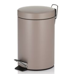 Kela 20526 Abfallbehälter Rund Metall Braun, Farbe: Braun