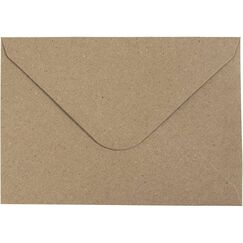 Creativ Company 20530 Briefumschlag C6 (114 x 162 mm) Natürlich/Natur 50 Stück(e)