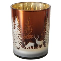 Boltze 2069536 Kerzenständer Glas Mehrfarbig