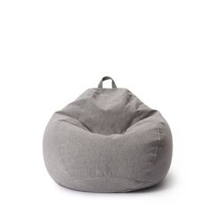 Lumaland 20726 Sitzsack Hellgrau Drinnen Oval