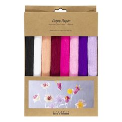 Creativ Company 209010 Krepppapier Pink, Violett