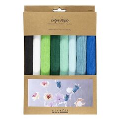 Creativ Company 209011 Krepppapier Blau, Grün