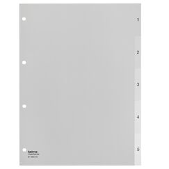 Kolma 21.554.00 Tab-Register Konventioneller Dateiordner Transparent