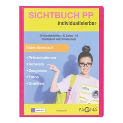Pagna 21013-34 Sammelmappe Polypropylen (PP) Pink A4