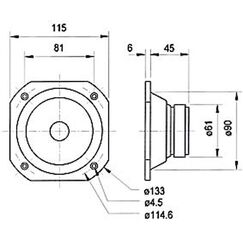 Visaton VS-FRS10WP/4W
