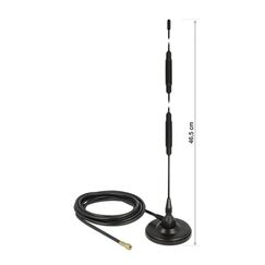 DeLOCK 12428 Netzwerk-Antenne Omnidirektionale Antenne SMA 0,6 dBi