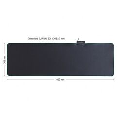 DeLOCK 12555 Mauspad Schwarz