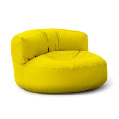 Lumaland Sitzsack-Sofa Gelb Drinnen Stuhl