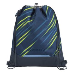 Coocazoo 211768 Schuhbeutel Schwarz, Blau, Limette Universal-Schuhbeutel