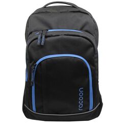racoon 21201.4 Rucksack City backpack Schwarz, Blau Polyethylenterephthalat
