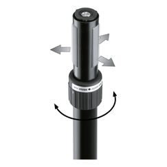 König & Meyer 21367-014-55 Lautsprecher-Halterung Stahl Schwarz