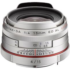 Pentax HD DA 15mm F4 ED AL Limited SLR Weitwinkelobjektiv Silber