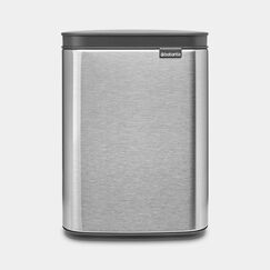 Brabantia Bo Waste Bin 4 l Rechteckig Stahl Schwarz, Stahl