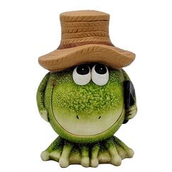dameco 23055 Gartenfigur Gartenstatue Tier Terrakotta Schwarz, Braun, Grün 6 Stück(e)