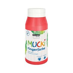KREUL 23205 Abwaschbare Fingerfarbe Rot